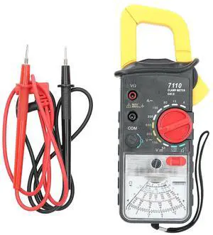 Clamp Meter Multimeter Tester Handheld AC DC Analog Amp Meter for Current and Voltage Side Measurement