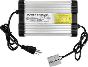 Charger Output 84V 5A Battery Charger for Health Care 72V Lithium Battery Pack Anderson Connector