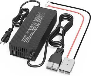 14.6V 20A LiFePO4 Battery Charger for 12V LiFePO4 Battery with Anderson Connector, 14.6V Lithium Battery Charger for Lithium LiFePO4 Deep Cycle Rechargeable Batteries of Automatic, Boat, RV