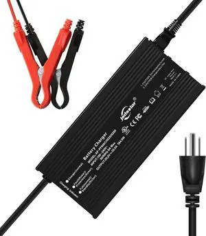 20A Lithium Battery Charger Universal LiFePO4 Battery Charger AC-DC Smart Charger with Anderson Connector LED Indicator Special for Lithium LiFePO4 Deep Cycle Rechargeable Batteries (24V 20A)