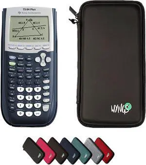 TI 84 Plus Graphing Calculator +  Protective Case Black