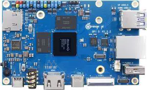 5 4GB Rockchip RK3588S 8 Core 64 Bit Single Board Computer, 2.4GHz Frequency Open Source Development Board Mini PC Desktop Run  OS, Android12, Debian11 (Pi 5 4GB)