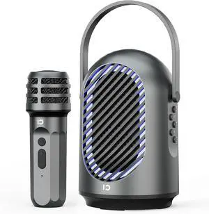 Voice Amplifier with Wireless Microphones, 35W Portable Microphones with Speaker, Bluetooth Speaker PA System Karaoke Machine for Home Outdoor, Support TF/AUX/USB F10