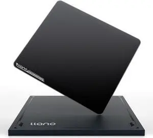 MP001 Tempered Glass Gaming Mousepad for FPS Gamers, 17.7x15.8 Large Ultra-Smooth 0.85m Micro-Etched Surface, 3mm Thick, Non-Slip Base, Compatible with Viper/G502, Large