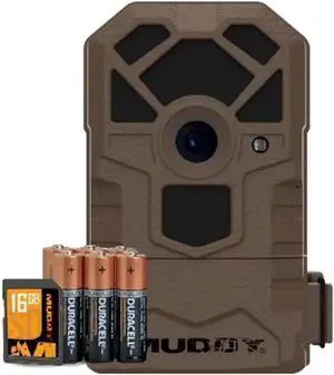 Pro Cam 14 MTC100K Combo - 14MP & 480 Video at 30FPS 0.7 Sec Trigger Speed 80ft Detection IR Range Durable Hunting Outdoor Scouting Trail Camera, AA Batteries & 16GB Memory Card Included