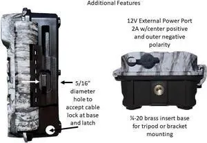 Outdoor Hunting Trail Camera 24MP 1080p IP67 Waterproof Scouting Cam with Ultra Fast Trigger Speed, 2.4" Color Viewscreen and 48 IR LEDs