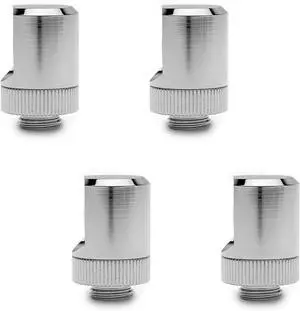 WB -Torque 90 Degree Angled Rotary Fitting, Nickel, 4-Pack