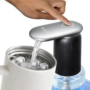 Highest-Output Water Pump for1/2/3 Gallon Bottle, Electric USB C Water Dispenser Whisper-Quiet,Portable Automatic Drinking Jug Pump Rechargeable for Camping Home Office RV Travel