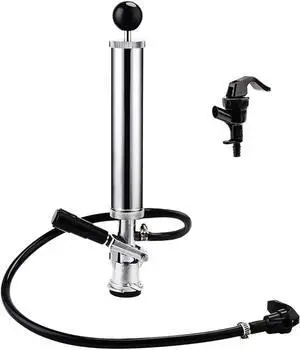 8" Keg Tap Keg Pump D-System Beer Taps for Kegs US Keg Pump for Beer Keg Tap Kit Beer Keg Tap Beer Tap Keg Pump Tap Keg Taps for Beer Pump Keg Hand Pump Keg Tap for Beer Keg Tapper Party Tap