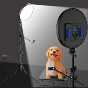 Ring Light 55W 6500K Full-Screen Selfie Light Ring with Tripod Stand, 360 Phone Holder,Remote Controller,Box,Professional Big Ring Light for Live Stream, YouTube, TikTok, Makeup, Video, (Black, 13) Ring Light 55W 6500K Full-Screen Selfie Light Ring with Tripod Stand, 360 Phone Holder,Remote Controller,Box,Professional Big Ring Light for Live Stream, YouTube, TikTok, Makeup, Video, (Black, 13)