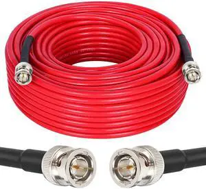 100FT SDI Cable - 75 Ohm RG59 BNC Male Cable for 4K 1080P 3G/6G HD SDI Camera Monitor Video Recorder SDI to HDMI Converter Splitter Security Camera