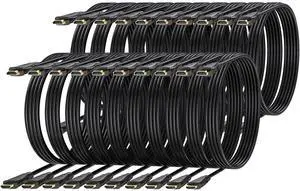 4k HDMI Cable 6FT, 20-Pack, High Speed HDMI 2.0 Cable for HDCP 2.2, HDR, ARC, Soundbar, TV, PS4, PS5, Xbox, Roku, Bluray Player, Computer, Monitor and More