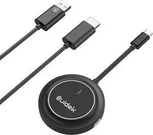 Wireless HDMI Transmitter and Receiver, 5G USB-C to HDMI Extender 98FT/30M, Plug&Play Wireless Display Adapter Stream Video/Audio from Laptop/PC/Smartphone to TV/Projector