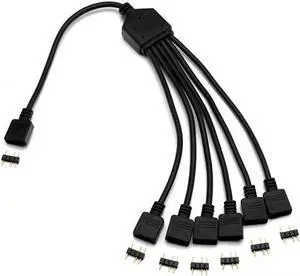 EK-D-RGB 6-Way Splitter Cable