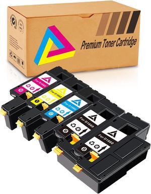 5 PK High Yield C1660 332-0399 Toner Cartridge Black Color For DELL C1660W 1660W