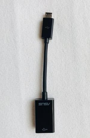 Micro USB (Male) to USB 2.0 (Female) Cable OTG Converter ASUS cable
