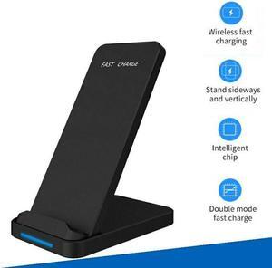 Qi Wireless Fast Charger Charging Stand Dock For Samsung Galaxy iPhone Mobile