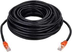 CAT7 SFTP Outdoor 100FT Ethernet Patch Cable 26AWG 600MHz Copper LAN RJ45 Cord