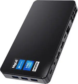 MeLE Overclock3C N5095 16GB 512GB, Micro PC Windows 11 Pro Small Desktop,Mini Computer for Business Education Home, Triple Screen Display 4K HDMI Full Function USB-C. WiFi 6 Gigabit Ethernet BT5.2