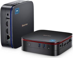 MP60 Mini PC Windows 11 Pro 16GB DDR4 RAM 512GB M.2 SSD, Gaming Computer with Processor Intel N5095, VESA/Home/Business Mini Desktop , 4K HD Dual HDMI Gigabit Ethernet, Black