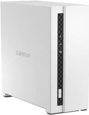 QNAP TS-133-US 1 Bay Affordable Desktop NAS with ARM Cortex-A55 Quad-core Processor and 2 GB DDR4 RAM (Diskless)