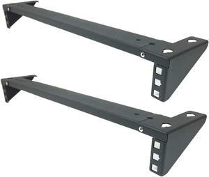2 Pack of 1U Foldable 19 inches Steel Vertical Rack Wall Mountable Server Rack