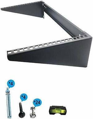 6U 19" Steel Foldable Wall Mountable Vertical Server Rack with Full Screws