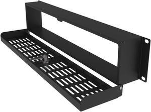 2U Rack Security Cover with Hinged Locking Panel Door for 19" Networt Cabinet