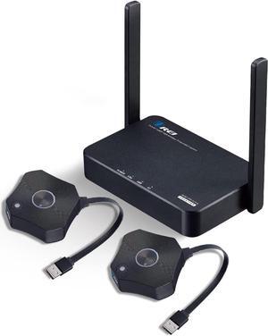 Wireless 2x1 1080P HDMI Transmitter and Receiver Dongle Kit up to 100ft - Perfect for Transmission from Laptop, PC, Presentation, Switching, Power Point