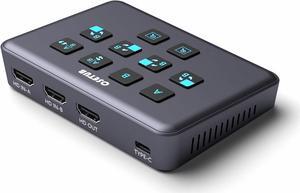 External Capture Card, Dual-Channel Audio Video External Camera Capture Card Stream and Record in 1080P/60fps Compatible with Xbox Series X/S, PS5/PS4/Pro, Nintendo Switch on OBS, Zoom and PC/Mac