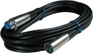 25ft foot shielded XLR 3Pin Male to Female pro audio Mic Microphone cord Cable