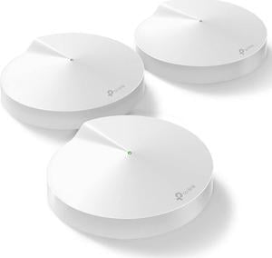 TP-Link Deco Mesh WiFi System(Deco M5) Up to 5,500 sq. ft. Whole Home Coverage and 100+ Devices,WiFi Router/Extender Replacement, Anitivirus, 3-pack