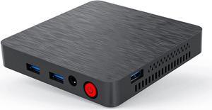Beelink T4 Pro Mini PC, Celeron N3350 up to 2.4GHz Mini Computer, Mini Desktop Computer 4GB DDR +64GB, Small Computer PC Supports Dual HDMI, 4 USB 3.0, 2.4G+5.8G WiFi, BT4.0