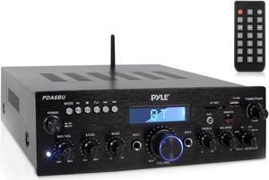 Pyle PDA6BU.5 Bluetooth Stereo Amplifier Receiver, FM Radio/USB/SD memory