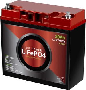 Power 12V 20Ah Lithium LiFePO4 Deep Cycle Rechargeable Battery | 2000-5000 Life Cycles & 10-Year Lifetime | Built-in BMS | Perfect for RV, Solar, Marine, Overland, Off-Grid Applications