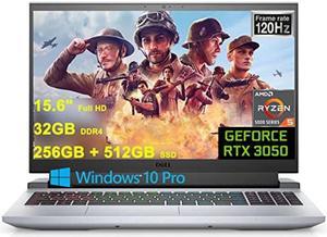  Dell G15 5515 Gaming Laptop (2021), 15.6 FHD, Core Ryzen 7 -  256GB SSD - 8GB RAM - 3050 Ti