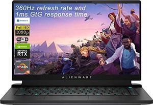 Newest Alienware m15 R5 156 360Hz FHD 1ms Gaming Laptop AMD Ryzen 9 5900HX 8 cores GeForce RTX 3070 64GB RAM 4TB PCIe SSD HDMI WiFi 6 RGB Keyboard Win 11 Home Dark Side of The Moon