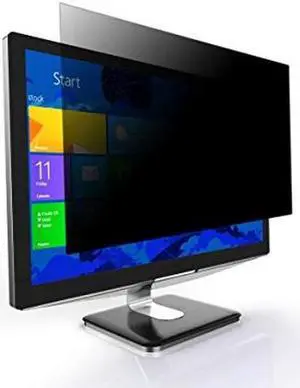 Targus 4Vu Privacy Screen Filter for 23-Inch Widescreen (16:9 Ratio) Monitor, Landscape/Portrait View, Blue Light Filter to Protect Eye Strain (ASF23W9USZ)
