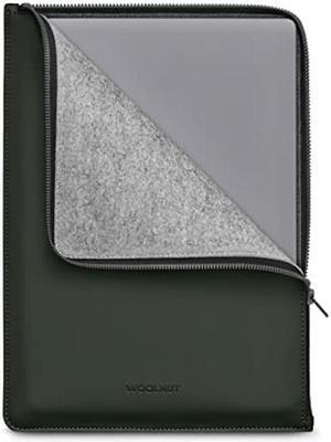 WOOLNUT Coated Folio Case Cover for 14-inch MacBook Pro / 13-inch MacBook Pro & Air Green