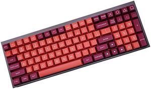 ONECAP Orange 166 Keys OSA PBT Double Shot Keycap for Cherry MX Switch keycaps for Wired USB Mechanical Gaming Keyboard