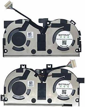QUETTERLEE Replacement New Laptop CPU and GPU Cooling Fan for Lenovo Y9000X 2019 2020 15.6 Y740S-15IMH Series DC28000Q8F0 FCC2 FM75 FM76 DC28000OLV0AVC1 BAPA1004R5HY001 BAPA1004R5HY002 DC5V 0.85A Fan