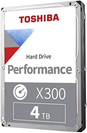 Toshiba X300 4TB Performance & Gaming 3.5-Inch Internal Hard Drive - CMR SATA 6 GB/s 7200 RPM 256 MB Cache - HDWR440XZSTA