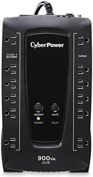 CyberPower AVRG900U AVR UPS System, 900VA/480W, 12 Outlets, Compact