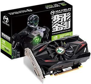 maxsun GEFORCE GT 1030 4GB GDDR4 Video Graphics Card GPU Mini ITX Design, HDMI, DVI-D, Single Fan Cooling System