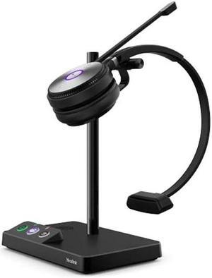 Yealink WH62 Mono UC Wireless Noise Canceling Headset - Connects and Works with USB Enabled Deskphones, Computers and Softphones.