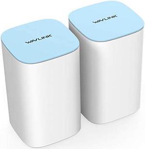 WAVLINK Mesh WiFi System, Up to 5,000 sq.ft Coverage, 3000Mbps Tri-Band Mesh WiFi Router,Replaces WiFi Router and Extender, 3 Gigabit Ports per Unit,USB Port