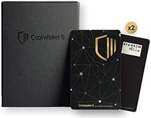 CoolWallet S Duo- Crypto Hardware Wallet 2 Pack, Secure Your Crypto In Style, Bluetooth, Wireless, Cryptocurrency Cold Storage, BTC, Bitcoin, ETH, Ethereum, XRP, USDT, ERC20 Tokens, BEP20 Tokens