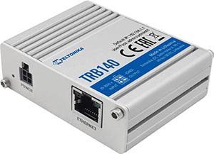 Teltonika TRB140 003000 Industrial LTE Gateway for Europe The Middle East Africa Korea Thailand India and Malaysia Operators Only 4GLTE 3G and 2G Connectivity Ethernet Interface