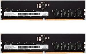 TEAMGROUP Elite DDR5 32GB Kit (2x16GB) 4800MHz (PC5-38400) CL40 Non-ECC Unbuffered 1.1V UDIMM 288 Pin PC Computer Desktop Memory Module Ram Upgrade - TED532G4800C40DC01