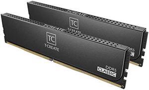 TEAMGROUP T-Create Classic 10L DDR5 32GB Kit (2 x 16GB) 5600MHz (PC5-44800) CL46 Hynix IC Desktop Memory Module Ram, Supports Both Intel & AMD - CTCCD532G5600HC46DC01